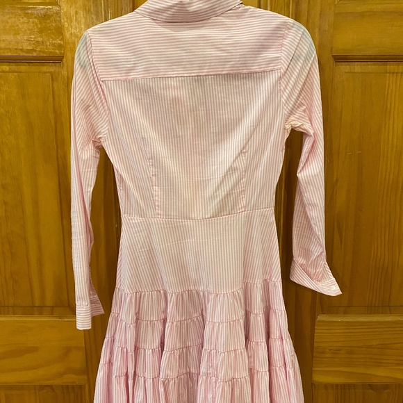 Gianni bini pink/white striped dress - Picture 5 of 7